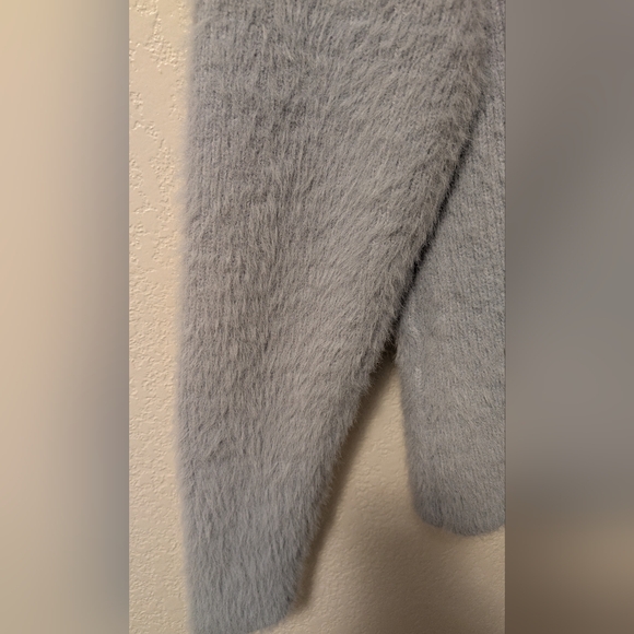 Forever 21 Cozy Oversized V-Neck Sweater in Soft Blue - Picture 4 of 6